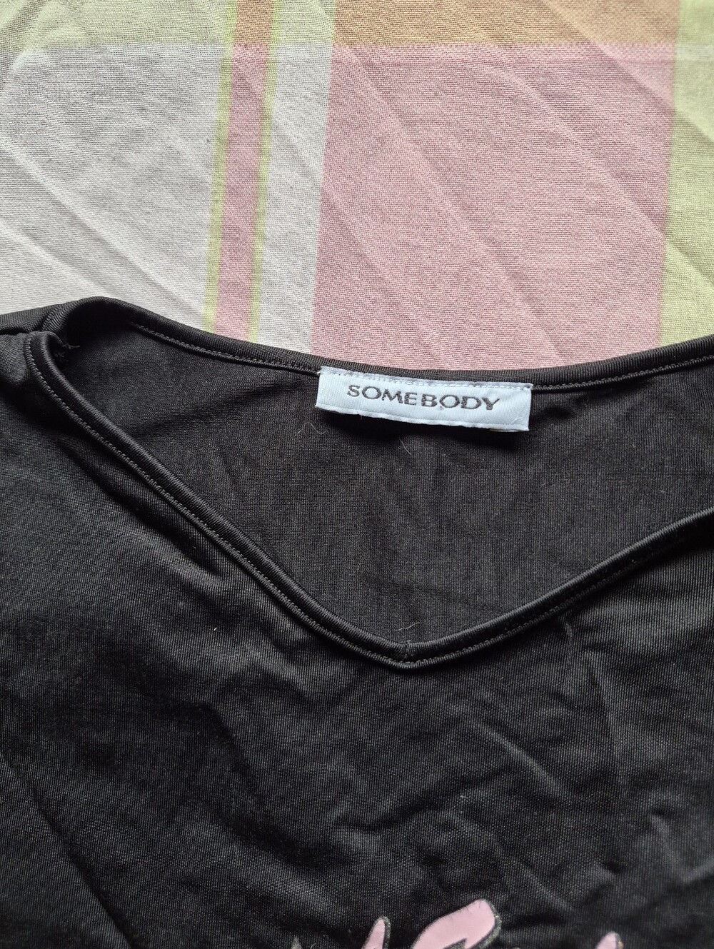 Black and Pink Graphic Tee by Somebody - Picture 4 of 8